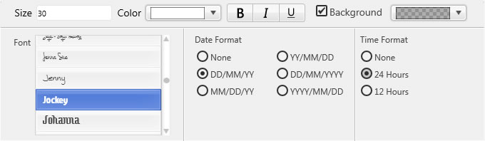 Date Time Panel